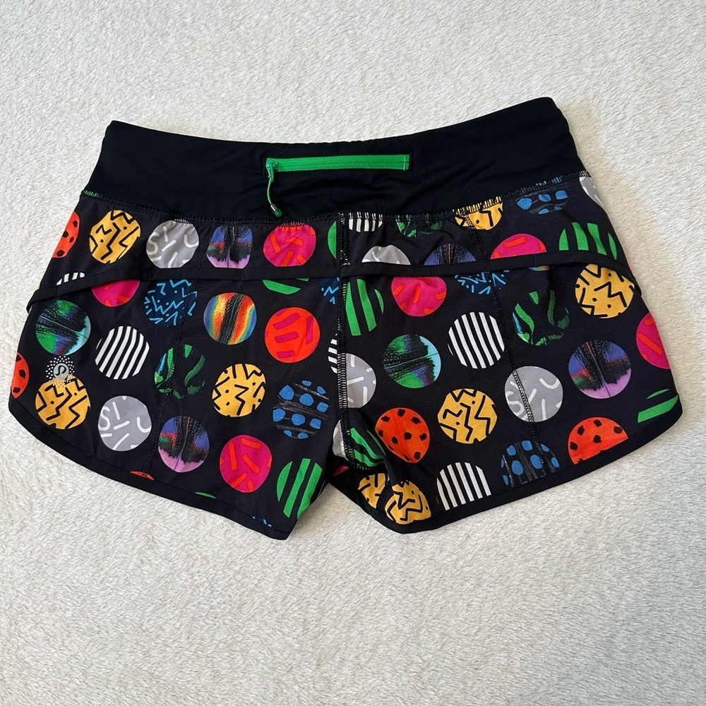 Lululemon Speed Short Rare Seawheeze Balls size 4 - Picture 3 of 7